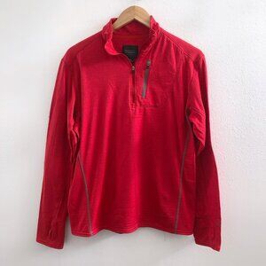 MOUNTAIN STANDARD 1/4 Zip Fleece Long Sleeve Top Size Medium